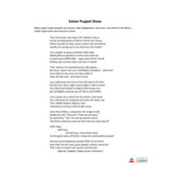 Easter Poem and Puppet Show